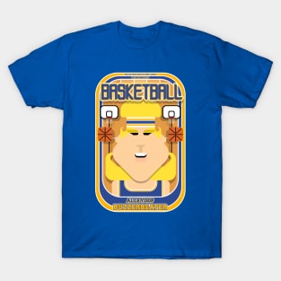 Basketball Blue Gold - Alleyoop Buzzerbeater - Hazel version T-Shirt